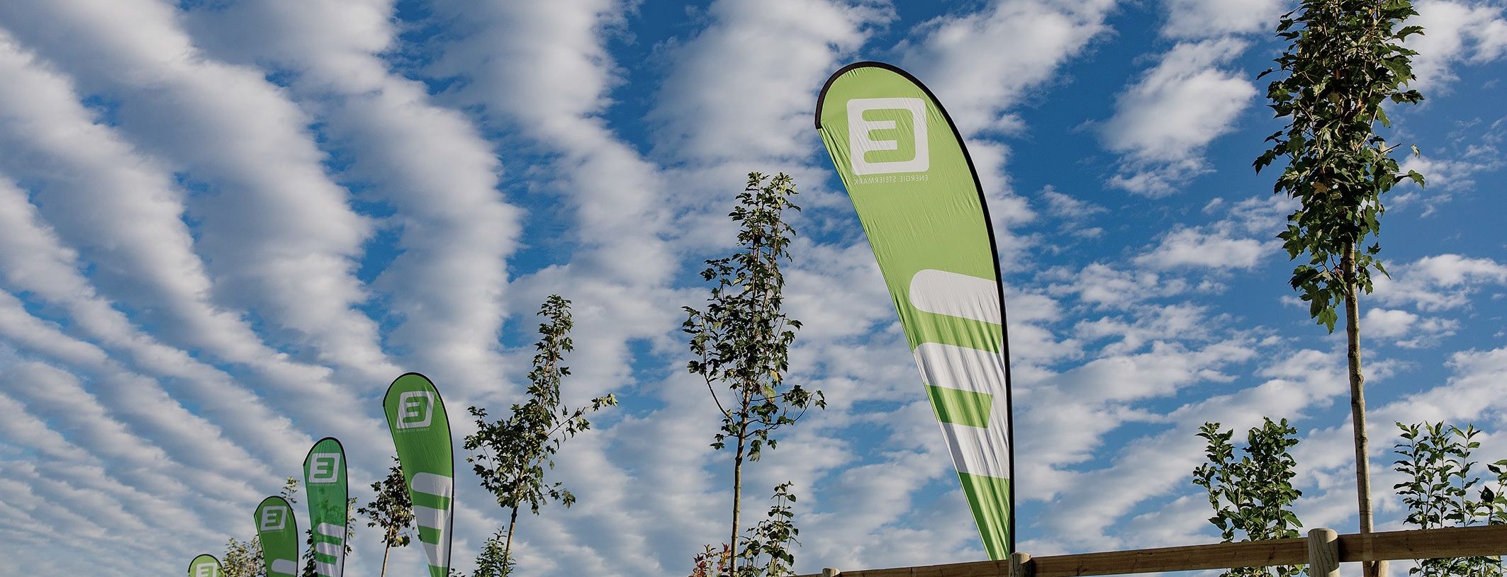 Flaggen von der Energie Steiermark 