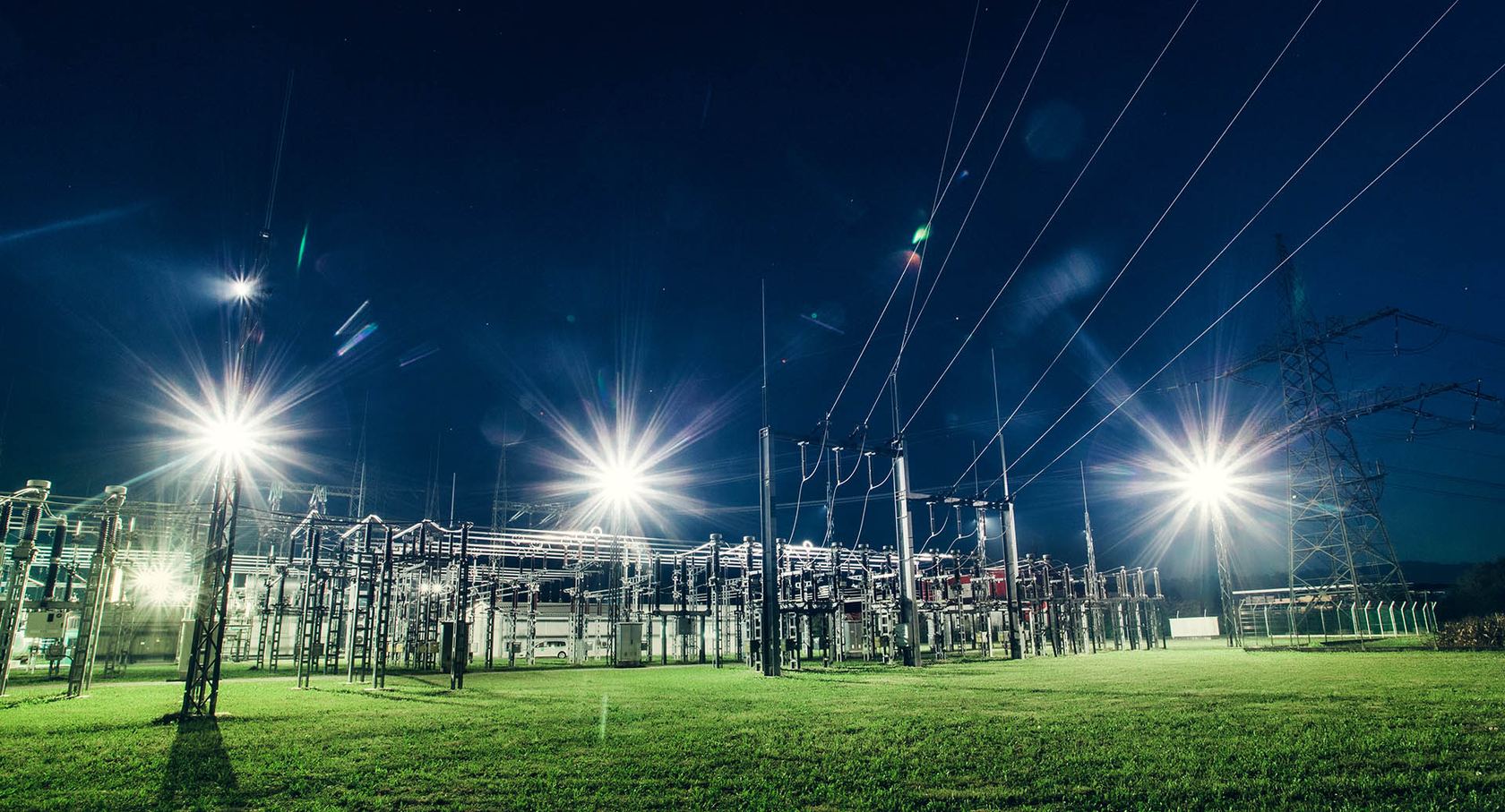 Netzwerk in der Nacht 