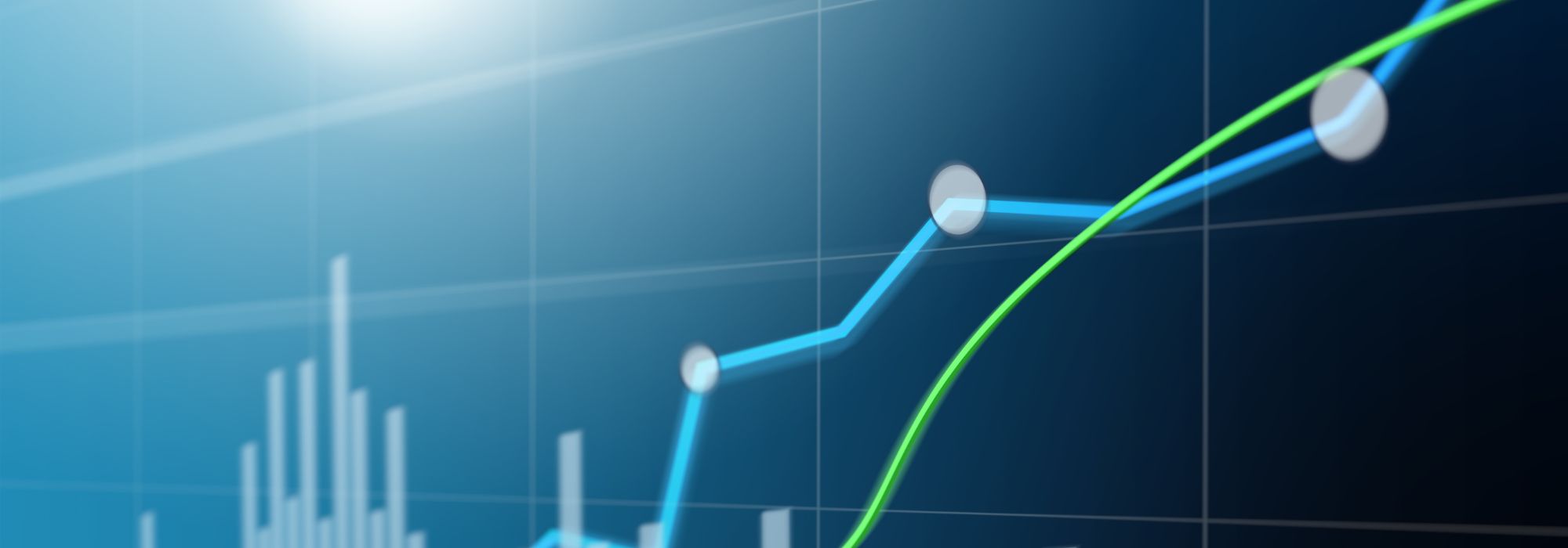 Dekorative Darstellung eines Diagramms